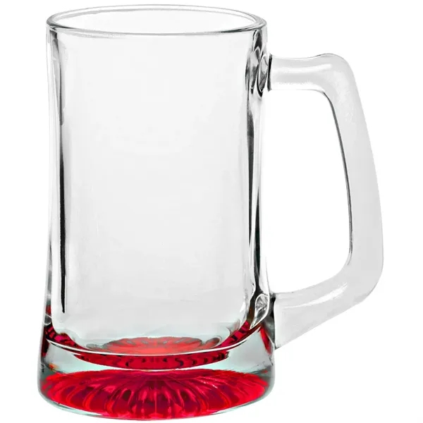 14 oz. clear glass beer mug with star bottom.... from ASI 39552 BEL Promo