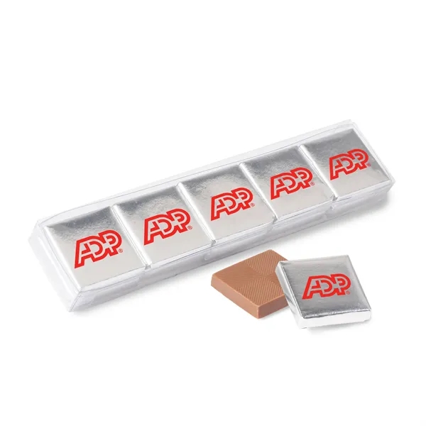 Ten piece foiled chocolate squares.... from ASI 44900 NC Custom (CI/Lanco) / Chocolate Inn