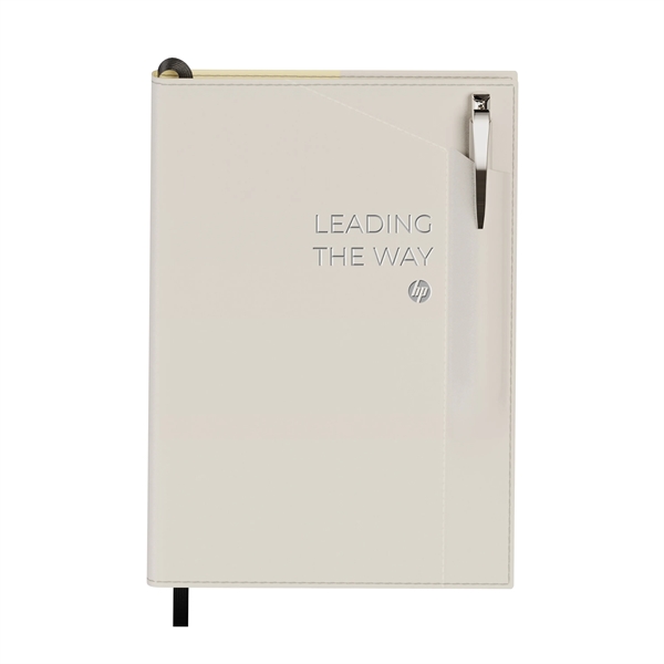 Combo includes ST4561 Bradford softcover, refillable, perfect-bound journal in size A5... from ASI 88660 Spector & Co.