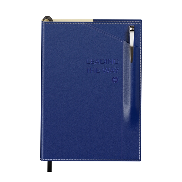 Combo includes ST4561 Bradford softcover, refillable, perfect-bound journal in size A5... from ASI 88660 Spector & Co.