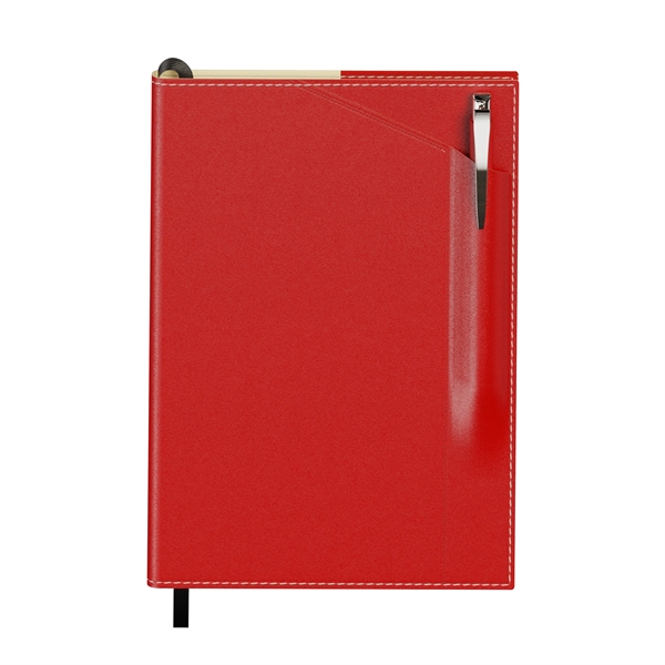 Combo includes ST4561 Bradford softcover, refillable, perfect-bound journal in size A5... from ASI 88660 Spector & Co.