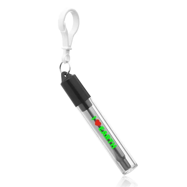 Retractable straw made of stainless steel in a case with a... from ASI 39552 BEL Promo