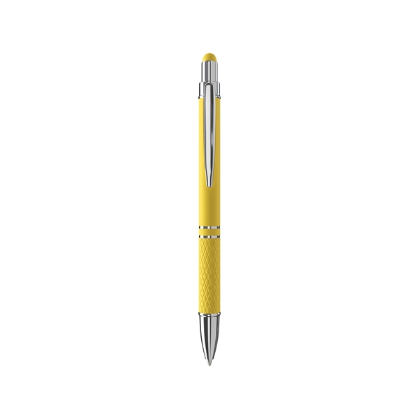 Elevate your writing with the Ava Rubberized Ballpoint Stylus Pen. This... from ASI 88660 Spector & Co.