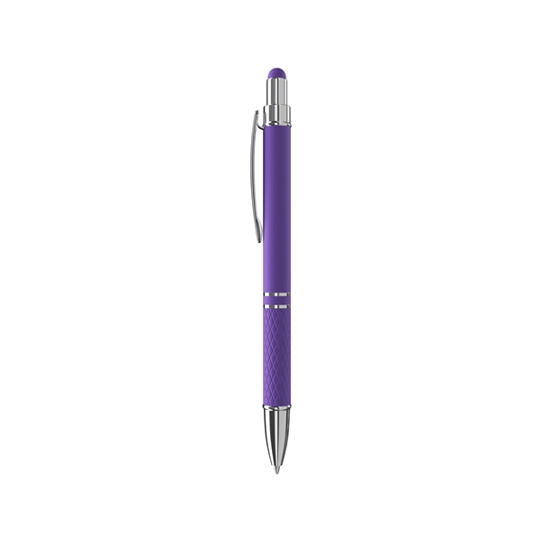Elevate your writing with the Ava Rubberized Ballpoint Stylus Pen. This... from ASI 88660 Spector & Co.