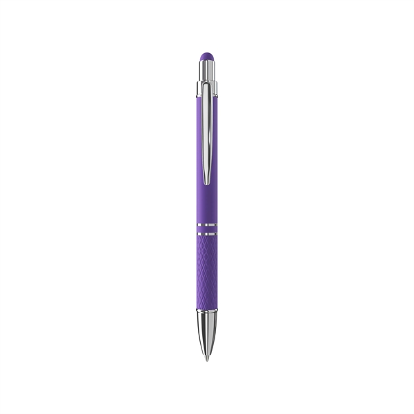 Elevate your writing with the Ava Rubberized Ballpoint Stylus Pen. This... from ASI 88660 Spector & Co.