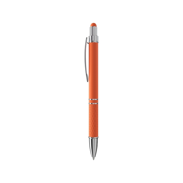 Elevate your writing with the Ava Rubberized Ballpoint Stylus Pen. This... from ASI 88660 Spector & Co.