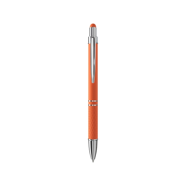 Elevate your writing with the Ava Rubberized Ballpoint Stylus Pen. This... from ASI 88660 Spector & Co.
