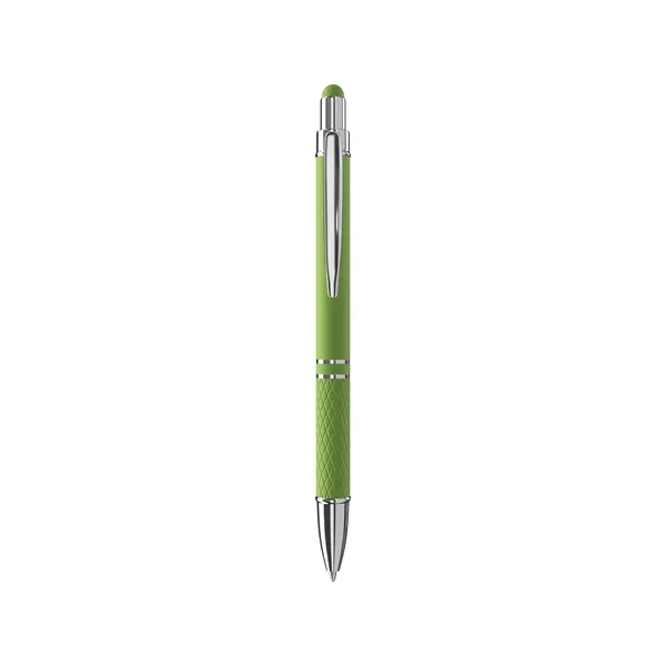 Elevate your writing with the Ava Rubberized Ballpoint Stylus Pen. This... from ASI 88660 Spector & Co.