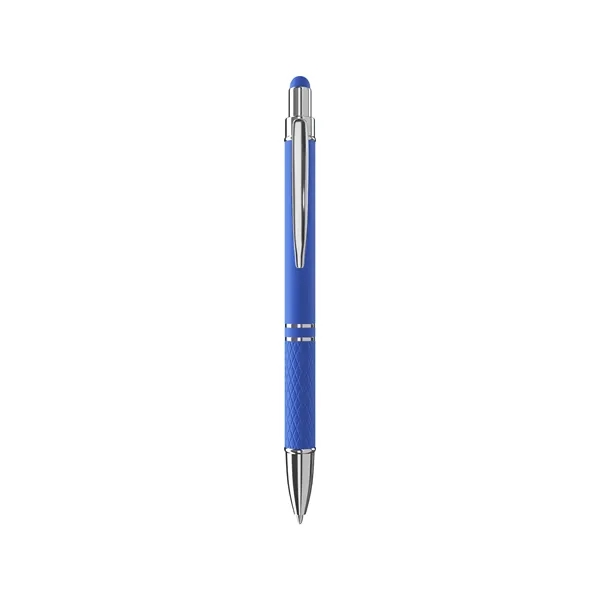 Elevate your writing with the Ava Rubberized Ballpoint Stylus Pen. This... from ASI 88660 Spector & Co.