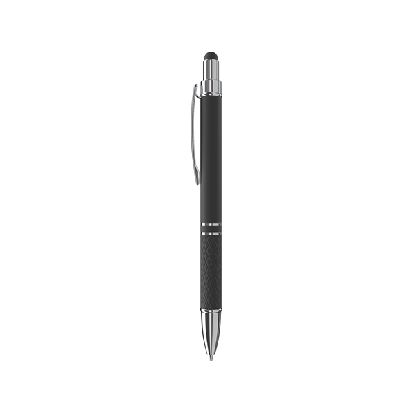 Elevate your writing with the Ava Rubberized Ballpoint Stylus Pen. This... from ASI 88660 Spector & Co.