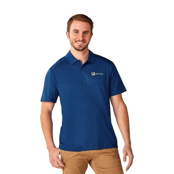 Men's short sleeve polo made of  moisture wicking recycled polyester... from ASI 66887 PCNA / Trimark