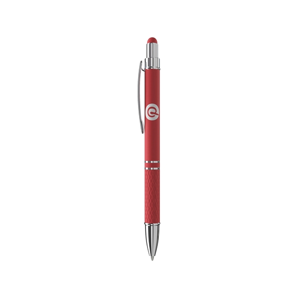 Elevate your writing with the Ava Rubberized Ballpoint Stylus Pen. This... from ASI 88660 Spector & Co.
