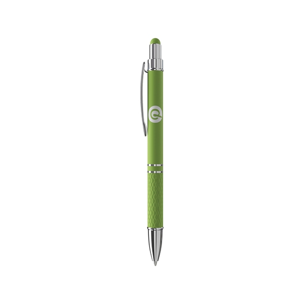Elevate your writing with the Ava Rubberized Ballpoint Stylus Pen. This... from ASI 88660 Spector & Co.
