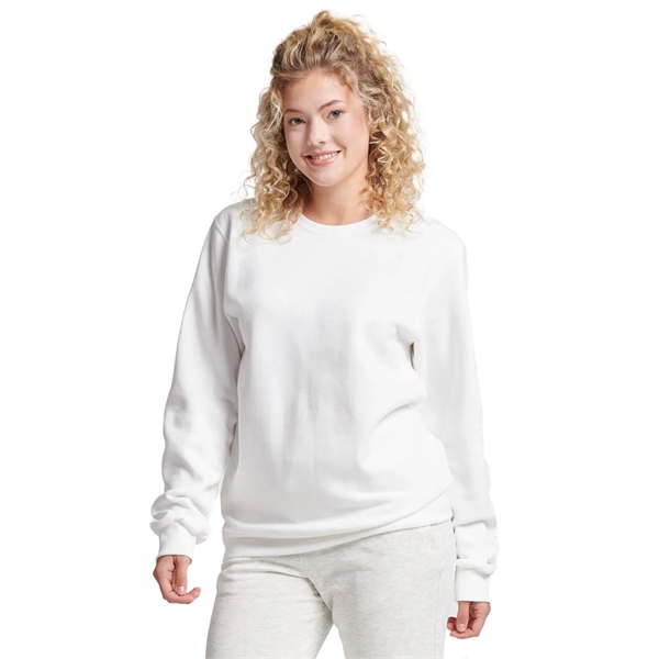 Unisex pullover crewneck sweatshirt made of an eco-blend of fabrics.... from ASI 34063 alphabroder