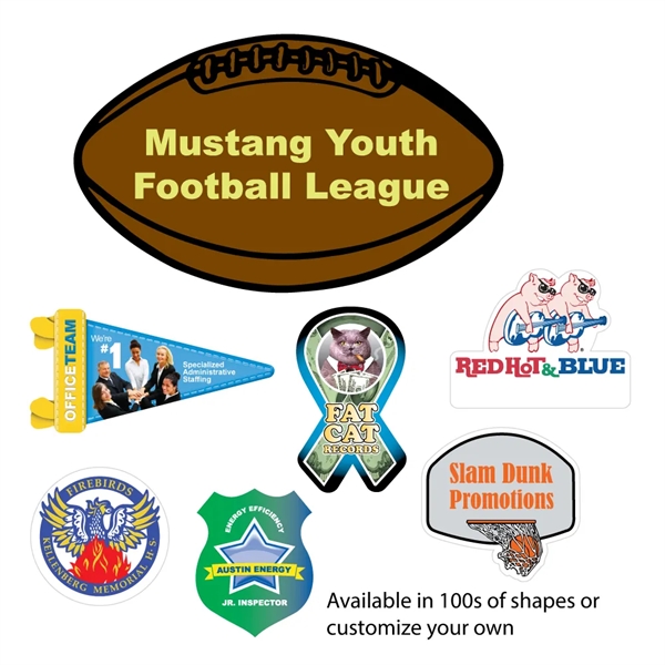 9" magnet made from .060" thick styrene with a dry/wet erase... from ASI 68207 MAC Specialties Ltd / Sport Products