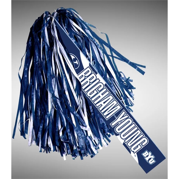 Pom pom featuring an economy 15" stick handle with full color... from ASI 68207 MAC Specialties Ltd / Sport Products