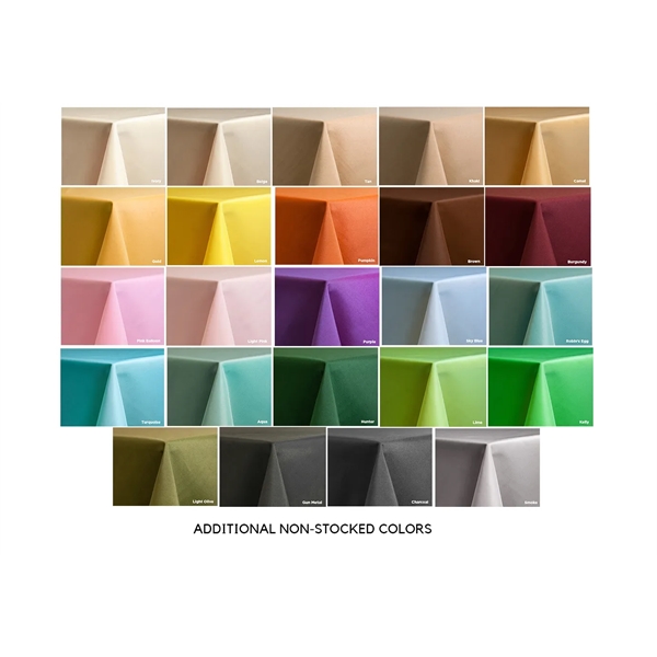 132" x 60" polyester 3-sided table runner with zippered storage bag.... from ASI 36558 Aprons, Etc.