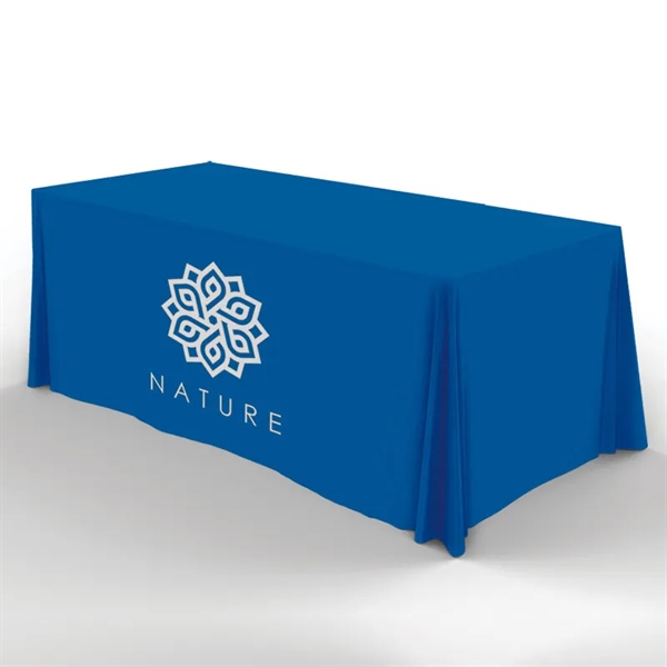 132" x 60" polyester 3-sided table runner with zippered storage bag.... from ASI 36558 Aprons, Etc.
