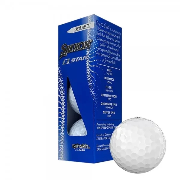 The Q-STAR is a premium, lower-compression golf ball that delivers superior,... from ASI 61005 Hirsch Gift Inc