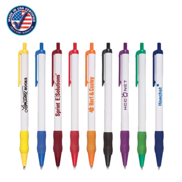 USA Value Grip Pen. Wide variety of trim colors.... from ASI 90859 Tempo Industries Inc