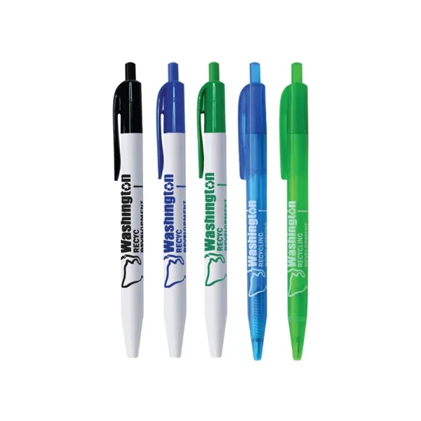 USA Recycled Eco Pen. Environmentally Friendly Retractable Pen.... from ASI 90859 Tempo Industries Inc