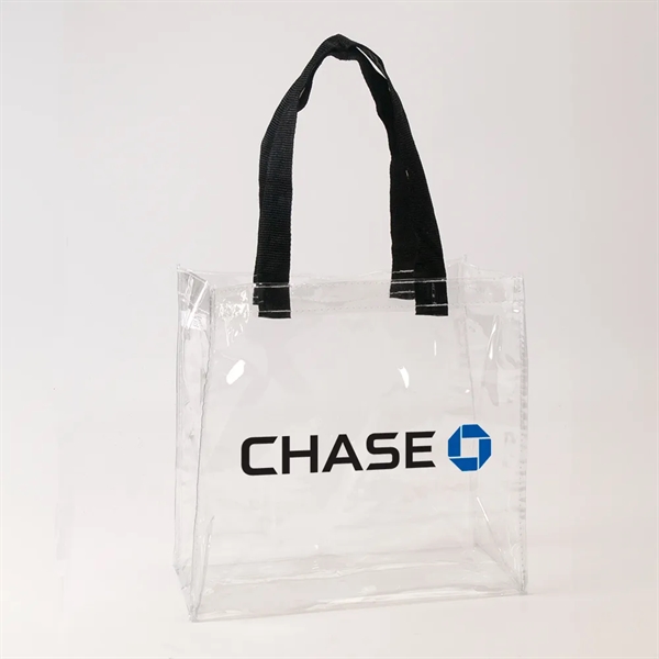 Clear Fan Tote Bag with full color decal on one side.... from ASI 77280 Pepco Poms