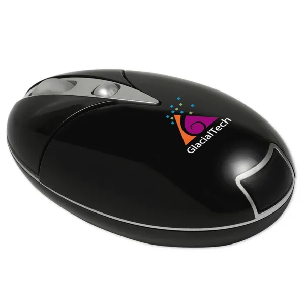 Sleek, jet-black optical mouse.... from ASI 90859 Tempo Industries Inc