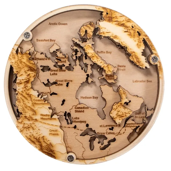 Layered, custom cut, birch wood coaster with clear acrylic top. Laser... from ASI 61966 HPG / BCG Creations