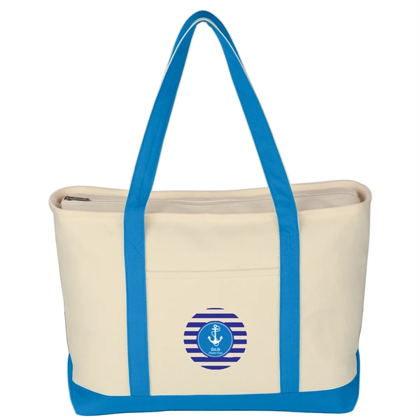 Large Heavy Cotton Canvas Boat Tote.  24 oz. Canvas. ... from ASI 61125 Hit Promotional Products / Hit®