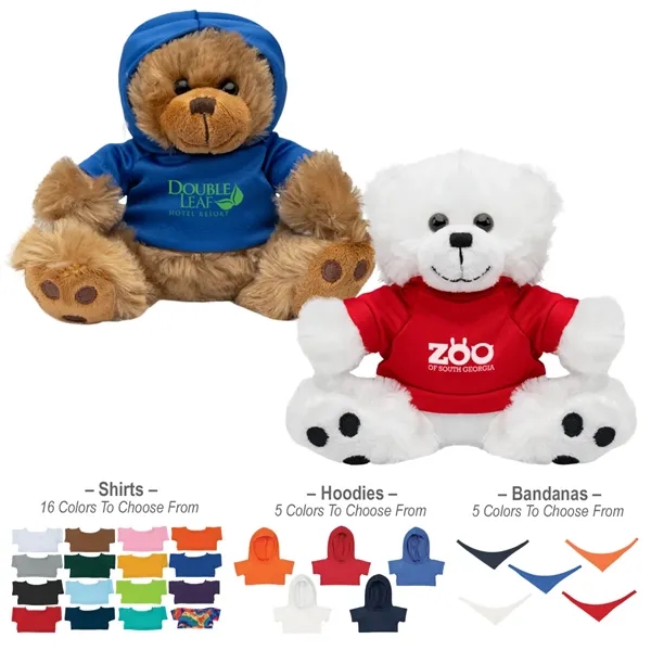 Plush bear with shirt.... from ASI 61125 Hit Promotional Products / Hit®