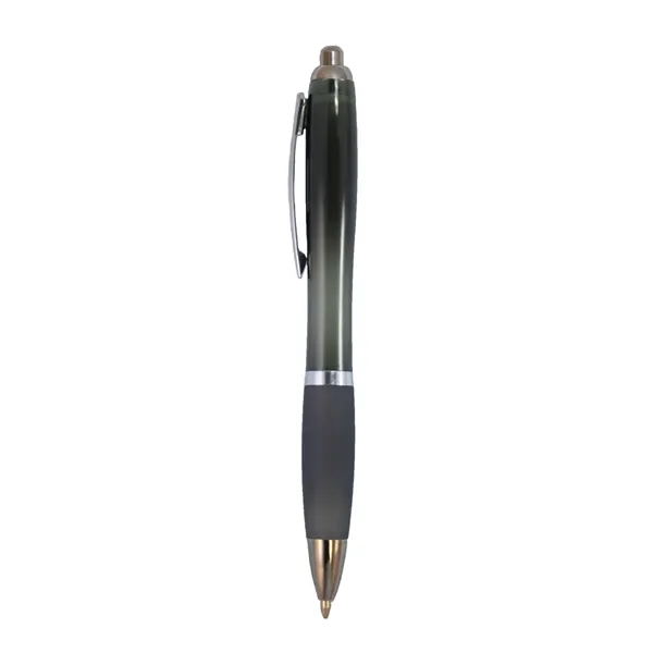 Translucent retractable ballpoint pen plus 1 color silkscreen imprint on 1... from ASI 37218 Athena Promo (tm)