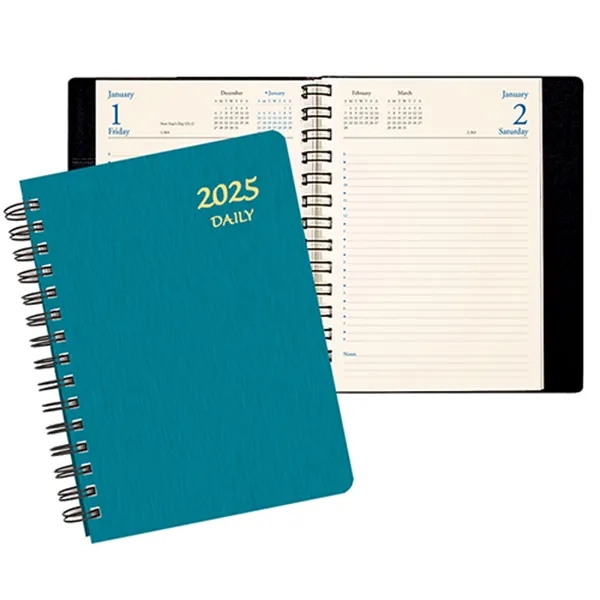 Wire bound daily diary with shimmer cover.... from ASI 76575 Payne Publishers Inc / Payne Publishers