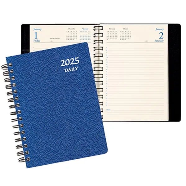 Wire bound daily diary with Cobblestone cover.... from ASI 76575 Payne Publishers Inc / Payne Publishers