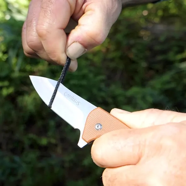 The Arvo 7.5" Assisted Open Knife features a rugged, 3" stainless... from ASI 46170 Compass Industries Inc