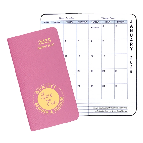 Saddle stitched monthly pocket planner with Twilight cover.... from ASI 76575 Payne Publishers Inc / Payne Publishers