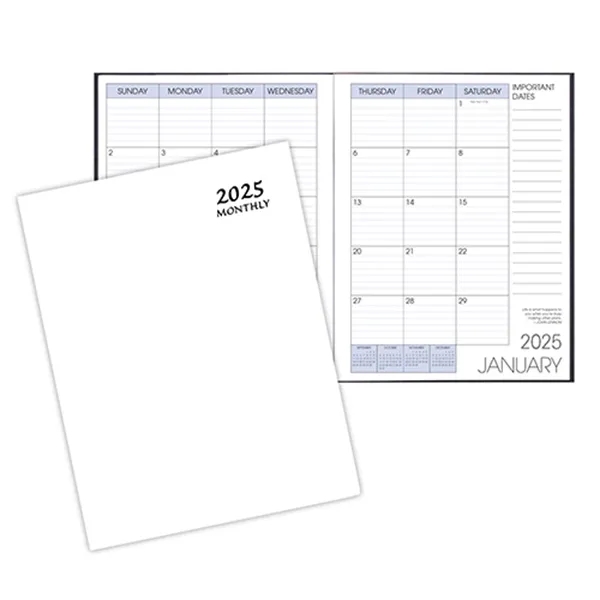 Saddle-stitched monthly desk appointment planner with economy cover.... from ASI 76575 Payne Publishers Inc / Payne Publishers