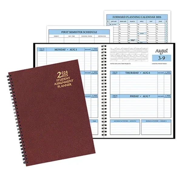Student assignment planner, 2 full year sections and leatherette cover.... from ASI 76575 Payne Publishers Inc / Payne Publishers
