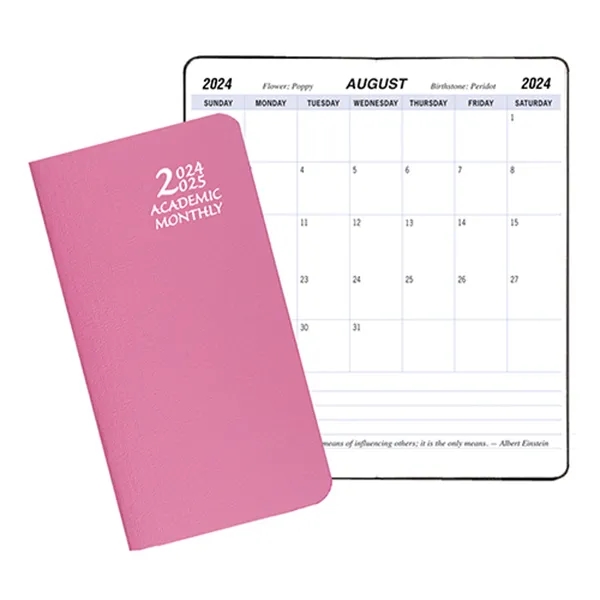 Saddle-stitched academic monthly pocket planner with twilight cover.... from ASI 76575 Payne Publishers Inc / Payne Publishers