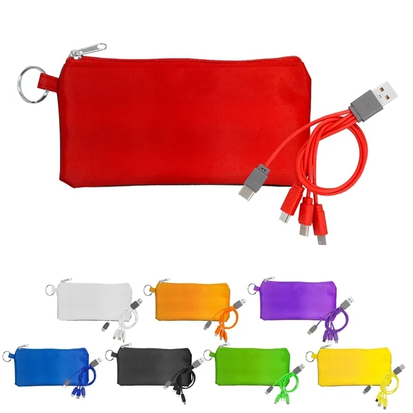 Large Stretchy C to C Colorful Cable Set... from ASI 30208 A P Specialties / AP Specialties