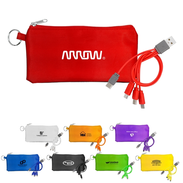 Large Stretchy C to C Colorful Cable Set... from ASI 30208 A P Specialties / AP Specialties