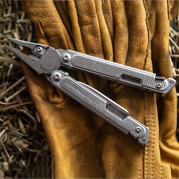 This full sized Multi-tool from the Leatherman Free series, makes for... from ASI 46170 Compass Industries Inc