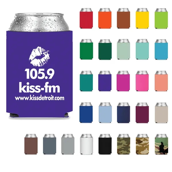 Collapsible Neoprene Can Cooler - Screen Printed... from ASI 68366 Makana Line LLC / Makana Line