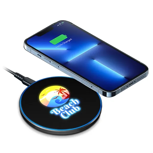 Wireless Charger featuring 10-watt charging power.... from ASI 63776 KTI Networks Inc / KTI Promo