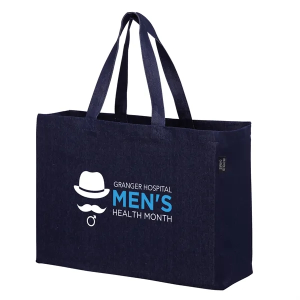 Recycled denim tote.... from ASI 35290 American Ad Bag Co