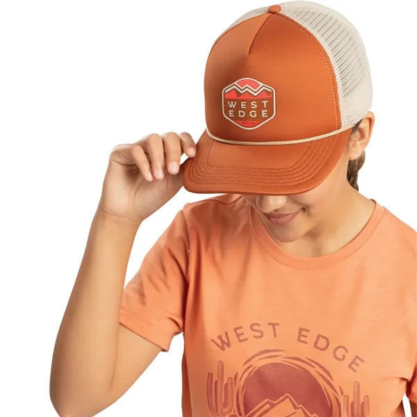 Foamie Fresh Trucker Cap with foam front panel float insert.... from ASI 37461 Augusta Sportswear / Pacific Headwear