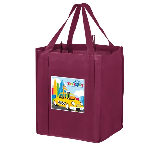 13" x 10" x 15" non-woven polypropylene wine and grocery tote... from ASI 35290 American Ad Bag Co