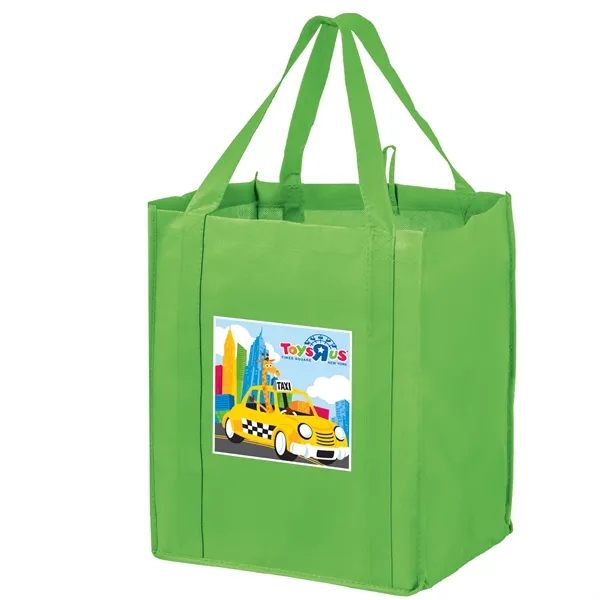 13" x 10" x 15" non-woven polypropylene wine and grocery tote... from ASI 35290 American Ad Bag Co