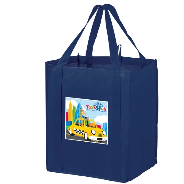 13" x 10" x 15" non-woven polypropylene wine and grocery tote... from ASI 35290 American Ad Bag Co