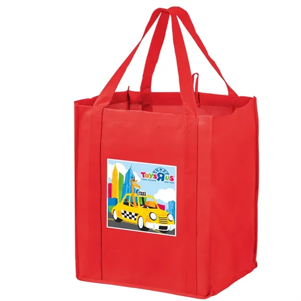 13" x 10" x 15" non-woven polypropylene wine and grocery tote... from ASI 35290 American Ad Bag Co