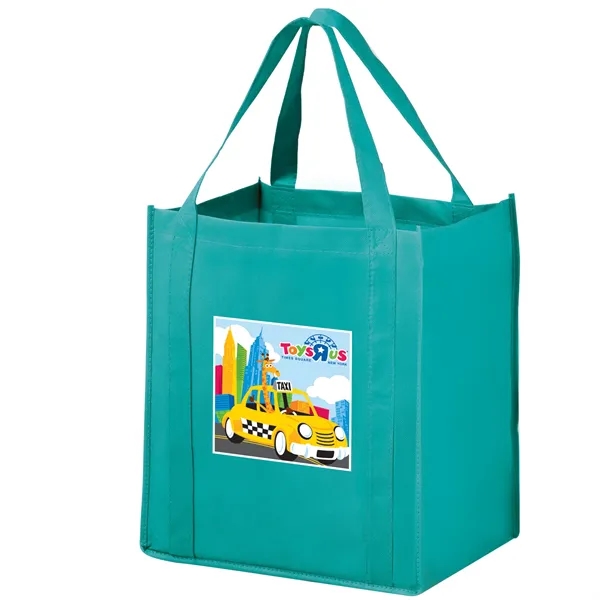 13" x 10" x 15" non-woven polypropylene wine and grocery tote... from ASI 35290 American Ad Bag Co